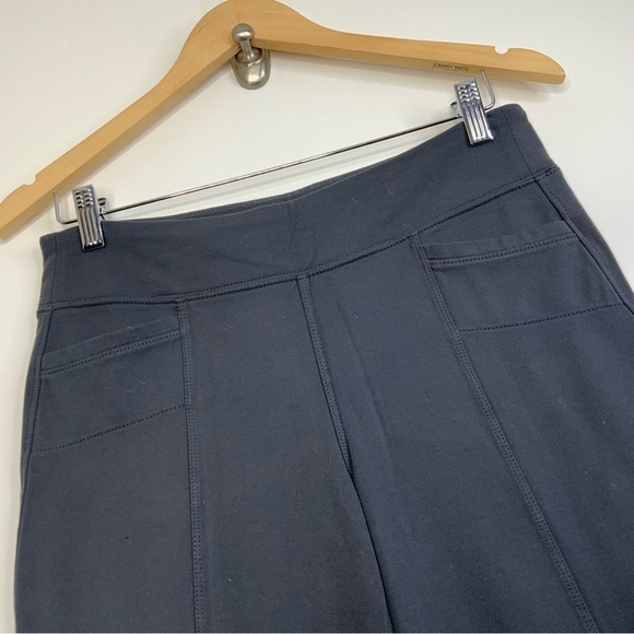 Athleta Dark Gray Wide Leg Athletic Leisure Leggings. Women size M. - Picture 4 of 7